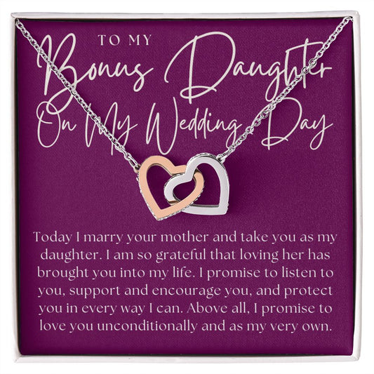 Stepdaughter Wedding Gift | Promise Necklace 0633T8