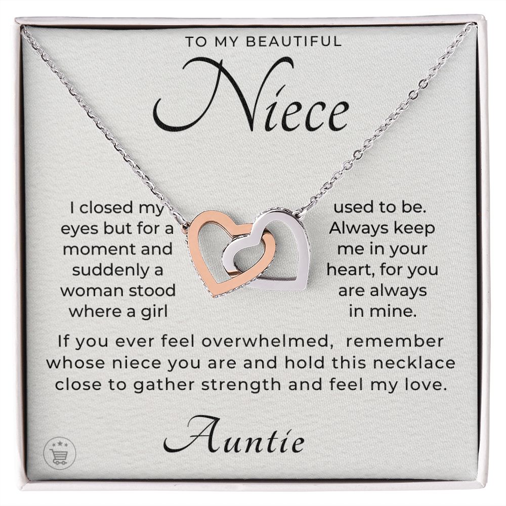 Niece Gift From Aunt | In My Heart Necklace 0631T5