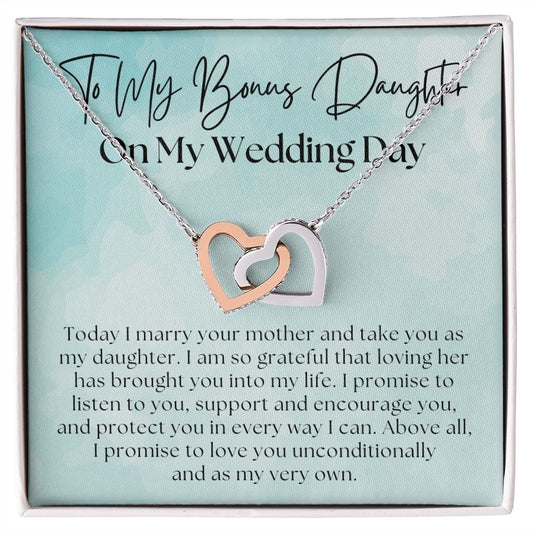 Stepdaughter Wedding Gift | Promise Necklace 0633T11