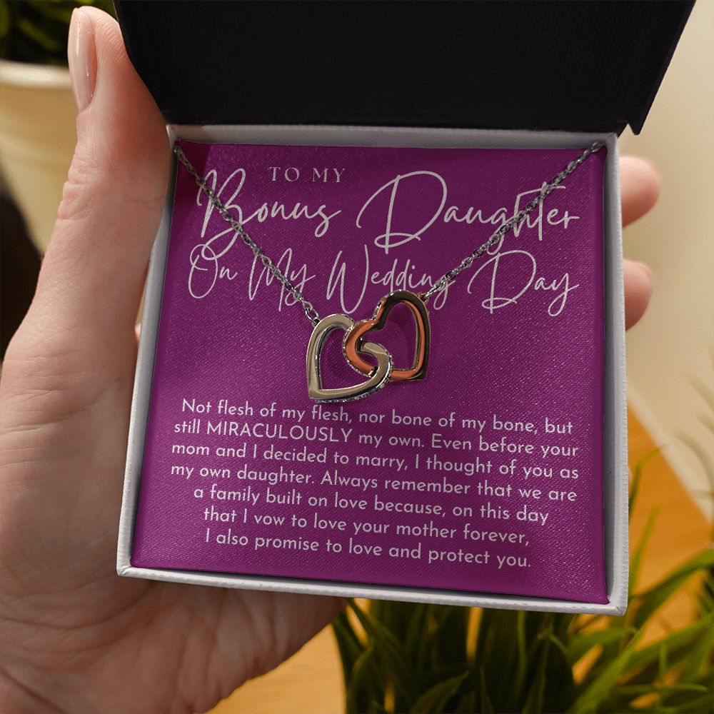 Stepdaughter Wedding Gift | On This Day Necklace 0638T4