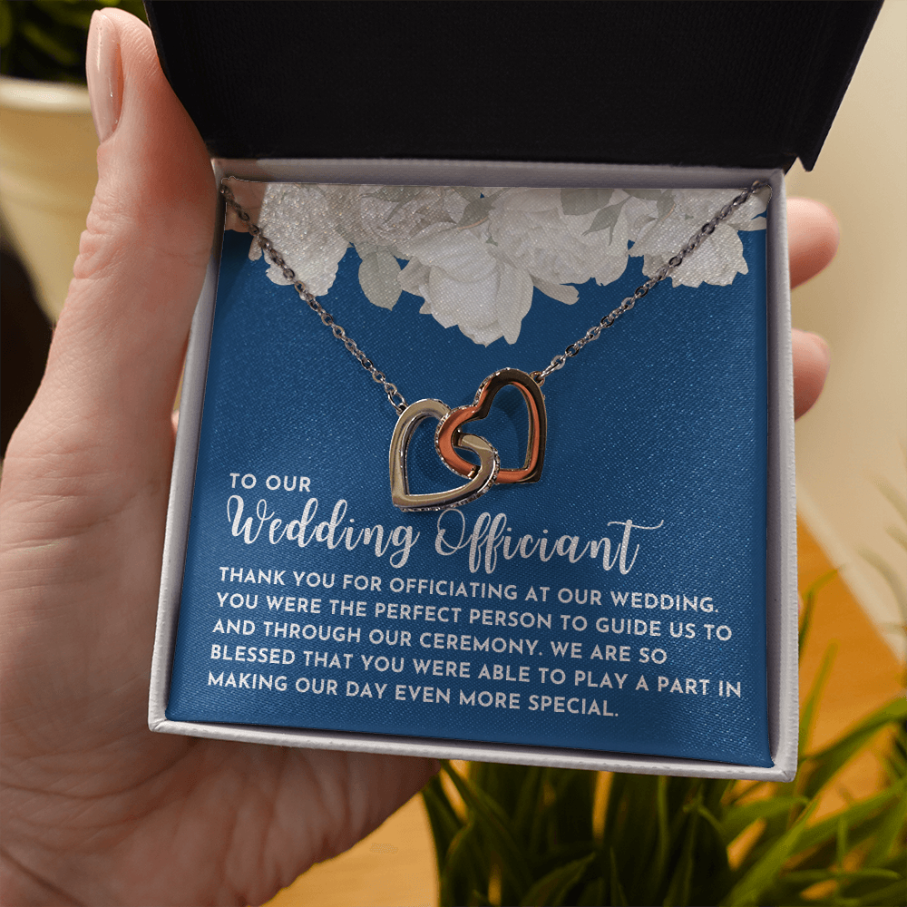 Officiant Proposal Gift | Thank You Necklace 0590T3