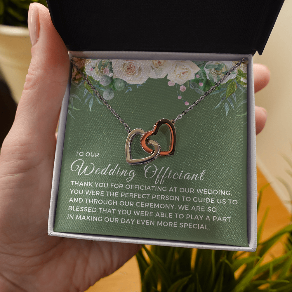 Officiant Proposal Gift | Thank You Necklace 0590T4