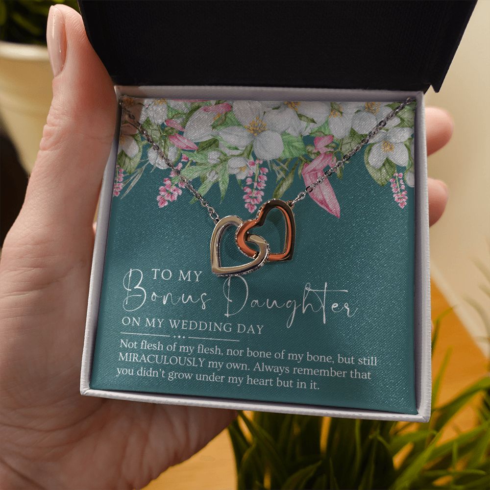 Stepdaughter Wedding Gift | In My Heart Necklace 0637T9