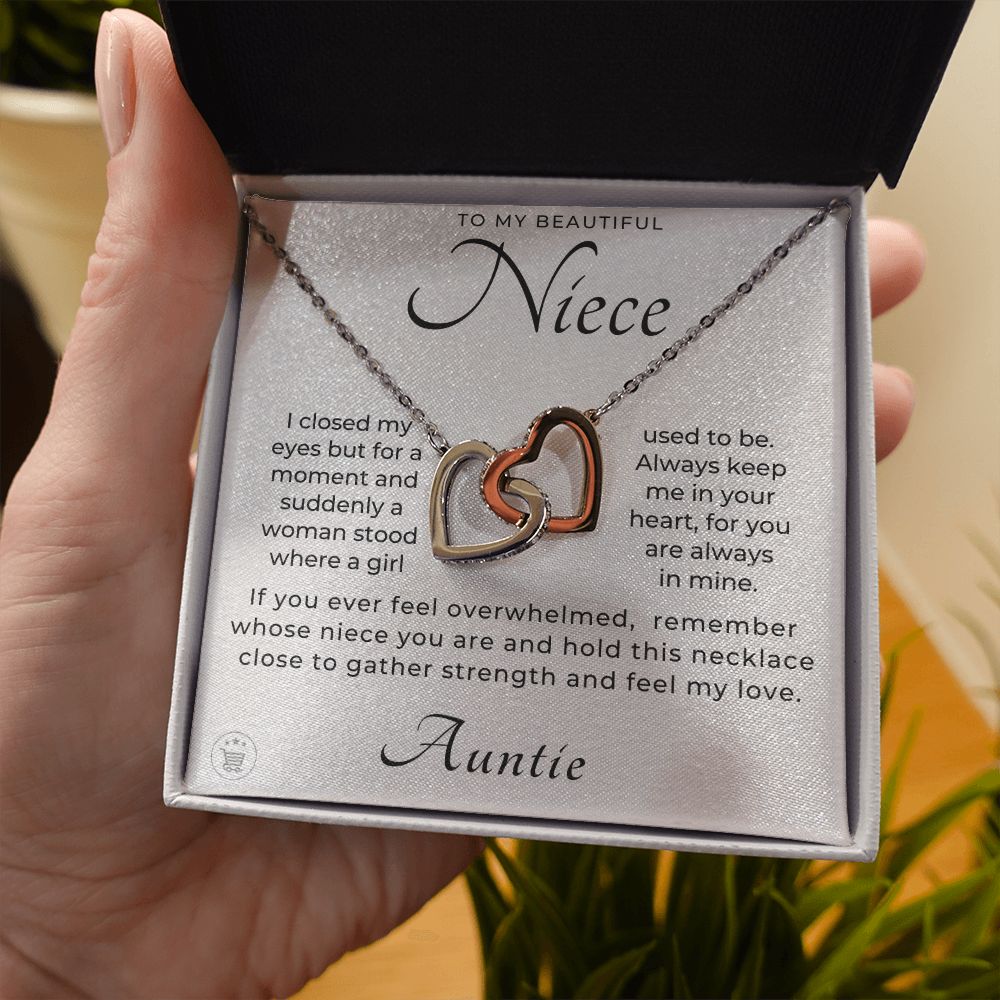 Niece Gift From Aunt | In My Heart Necklace 0631T5