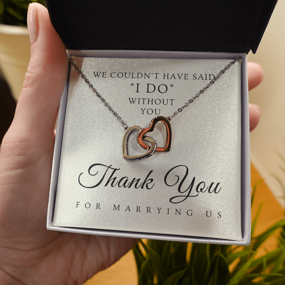 Officiant Gift | Thank You Necklace 0587T7