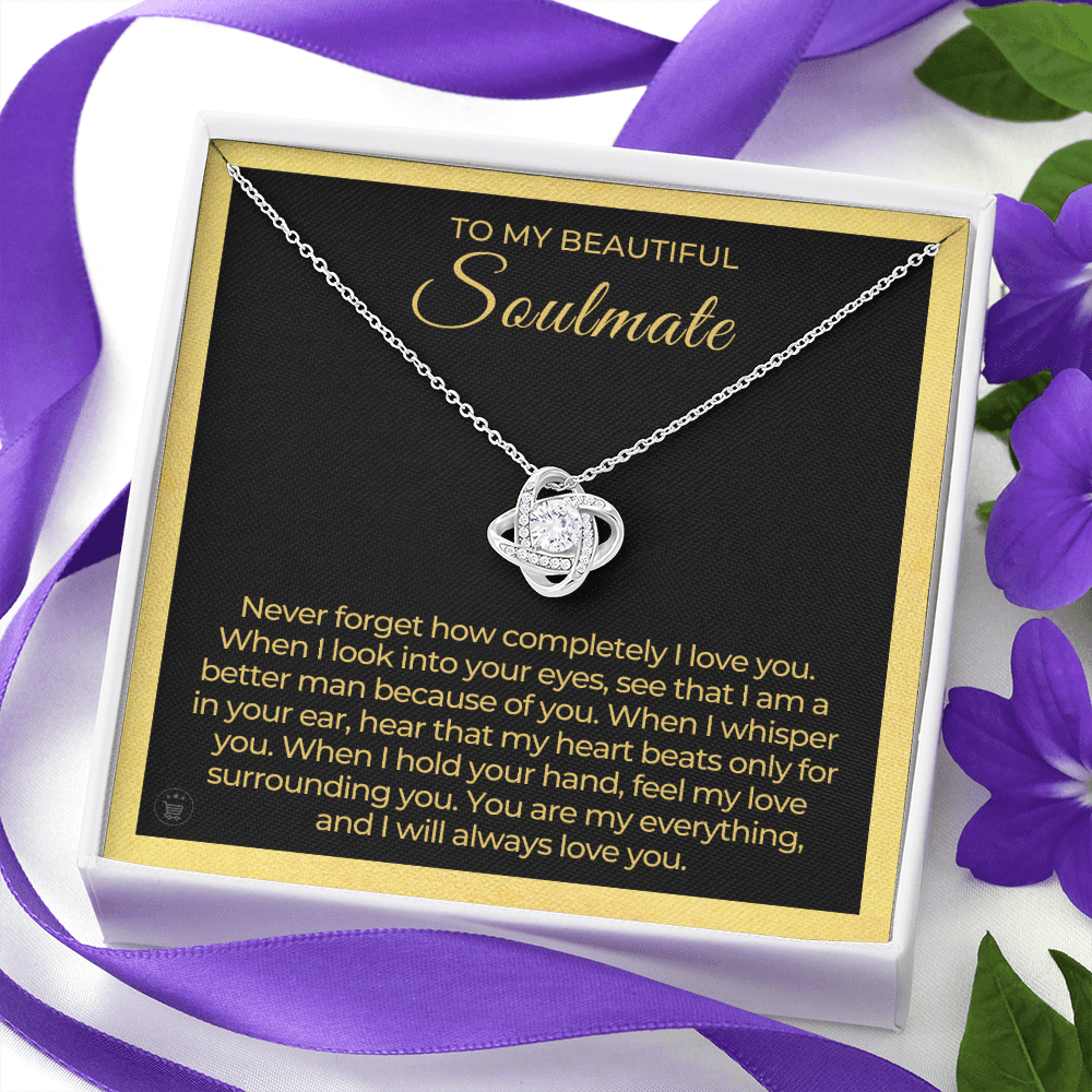 Gift For Wife, To My Soulmate | When I Necklace 0532T8