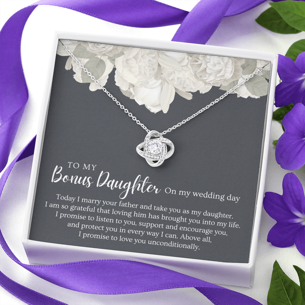 Stepdaughter Wedding Gift | Promise Necklace 0551T1