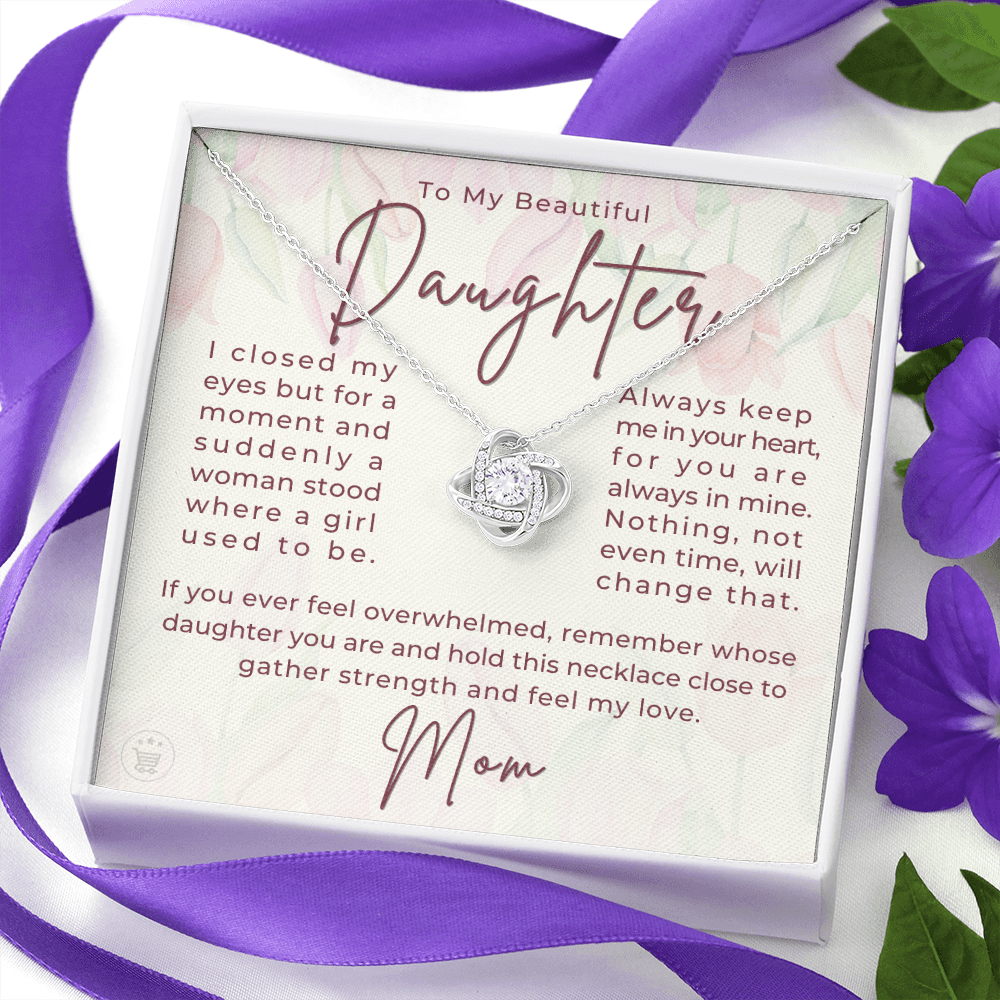 Daughter Gift From Mom | Keep Me Necklace 0580T6