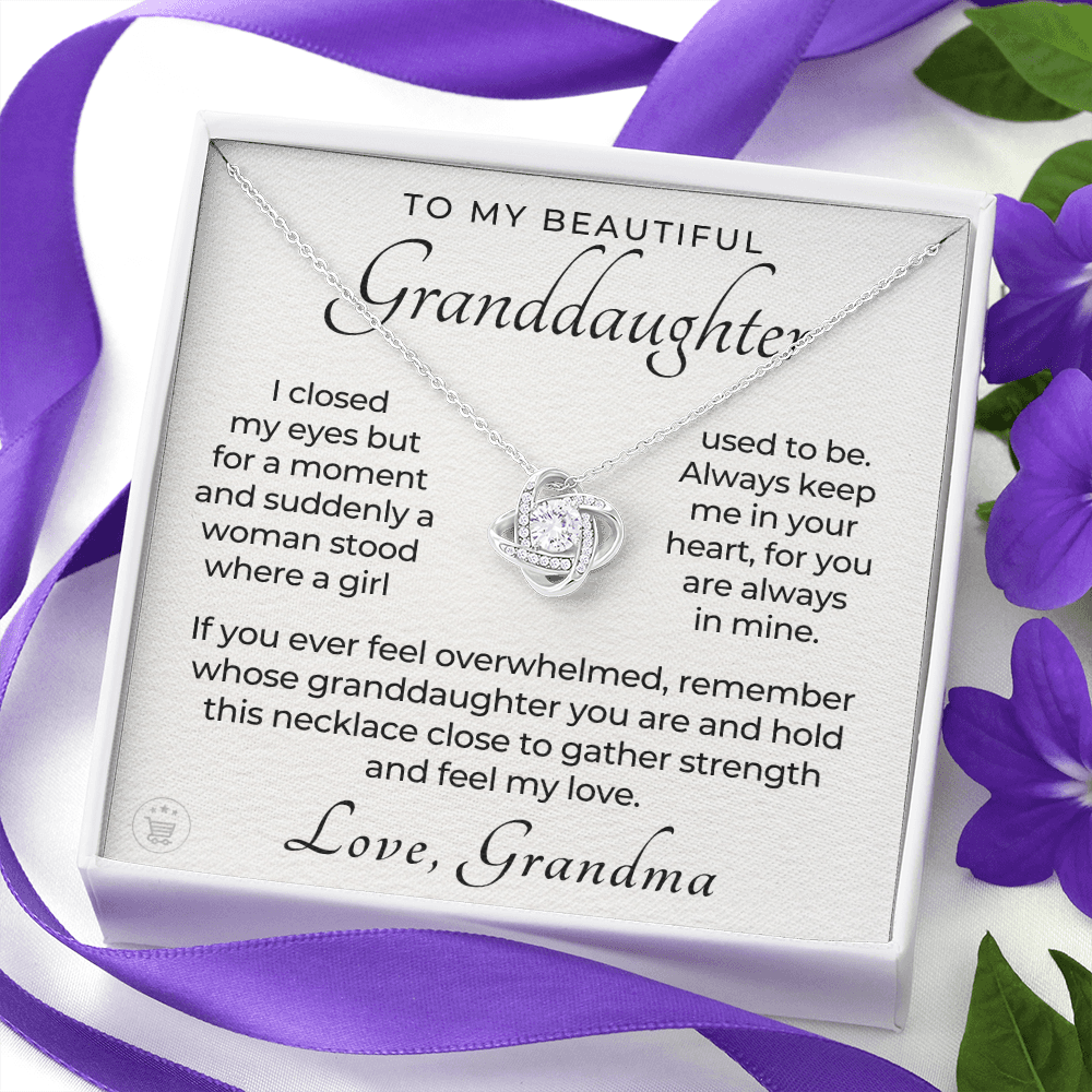 Granddaughter Gift | In My Heart Necklace 0544T8