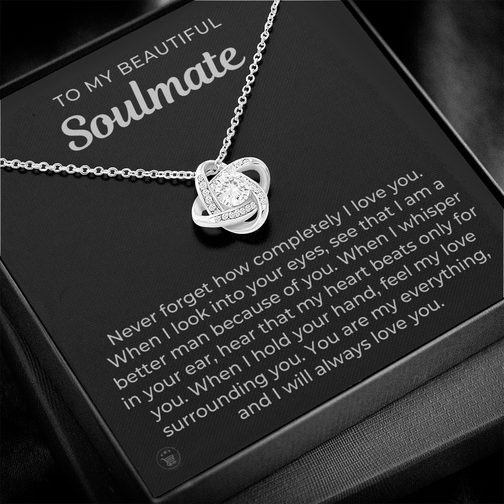 Gift For Wife, To My Soulmate | When I Necklace 0532T9