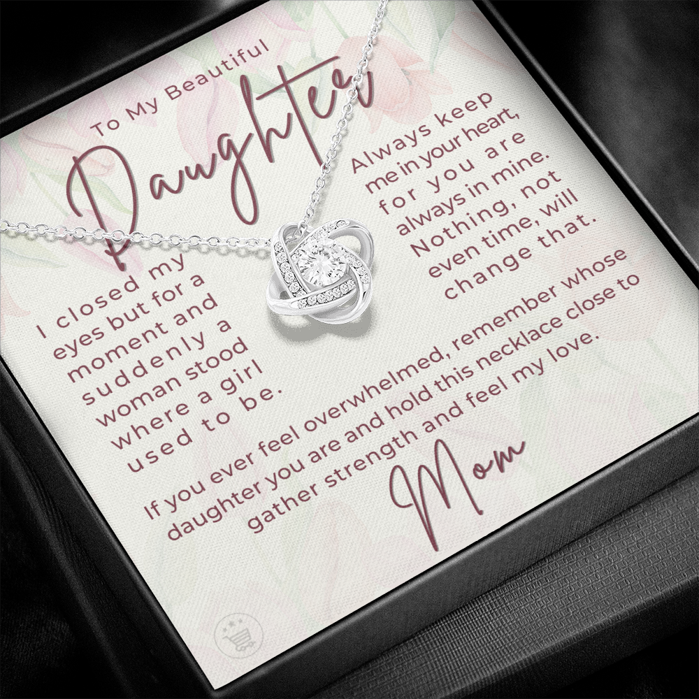 Daughter Gift From Mom | Keep Me Necklace 0580T6