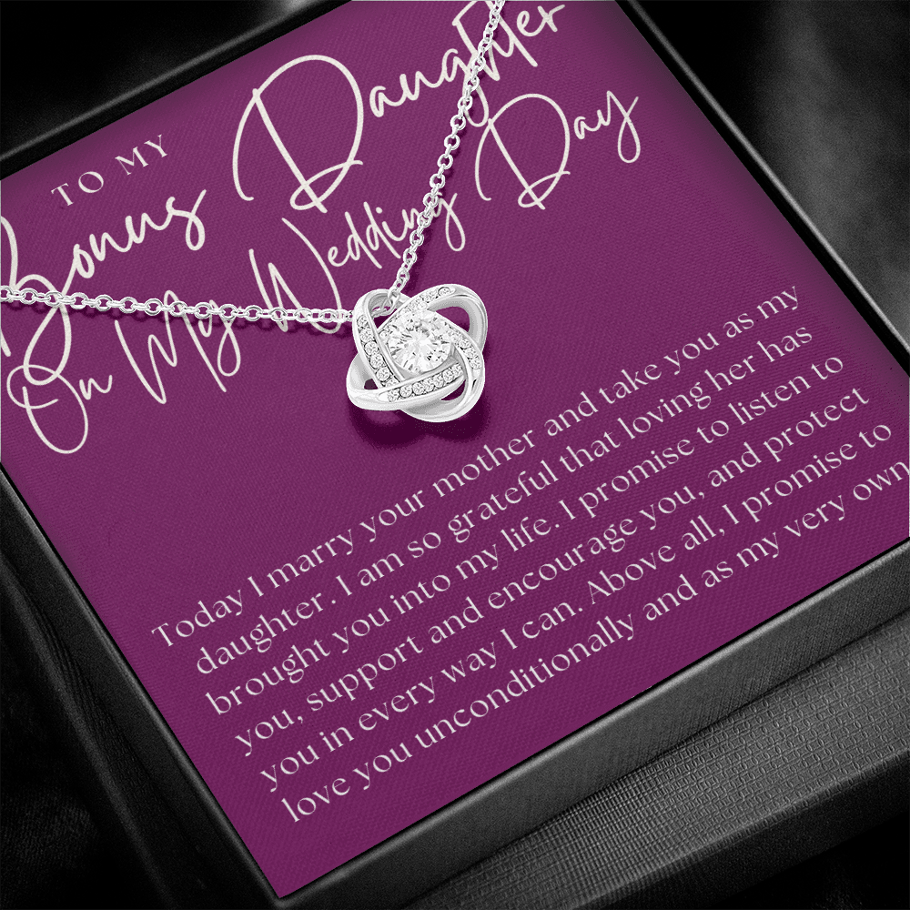 Stepdaughter Wedding Gift | Promise Necklace 0550T8