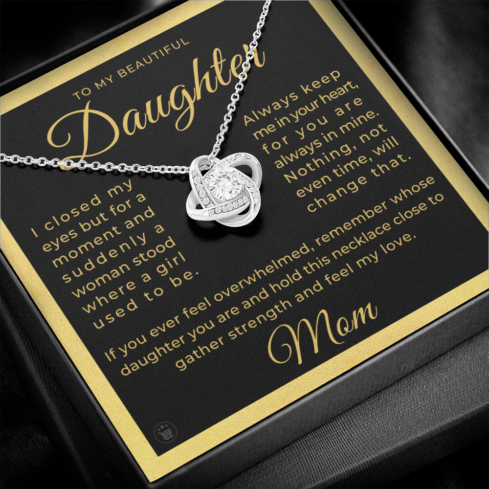Daughter Gift From Mom | Keep Me Necklace 0580T7