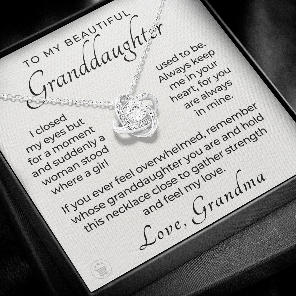 Granddaughter Gift | In My Heart Necklace 0544T8