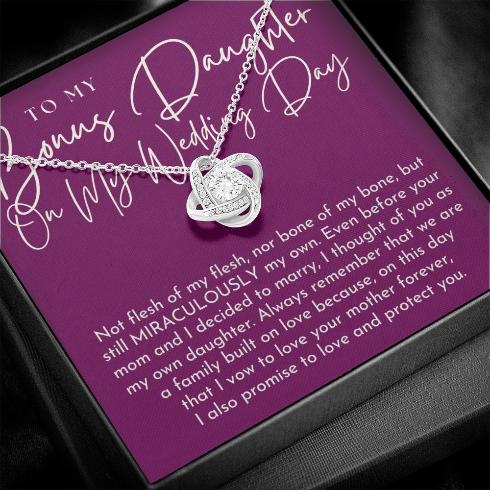 Stepdaughter Wedding Gift | On This Day Necklace 0555T4