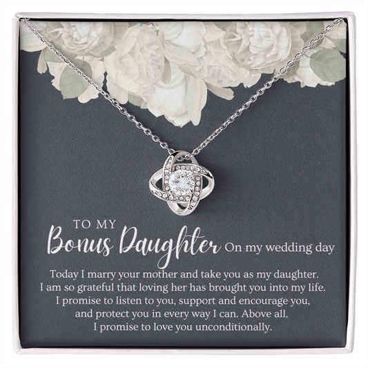 Stepdaughter Wedding Gift | Promise Necklace 0550T1