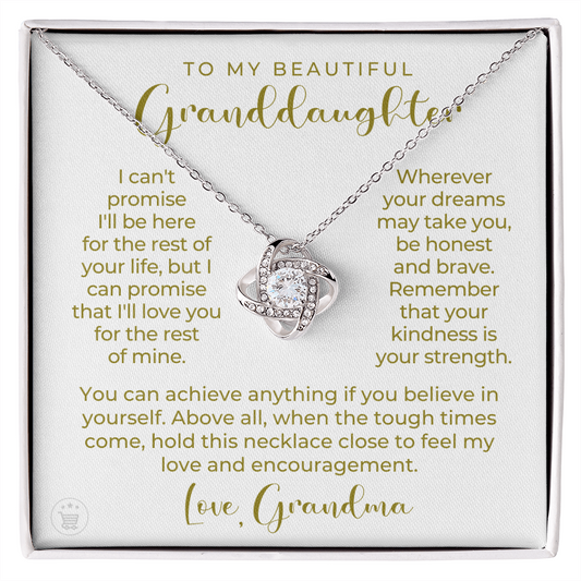 Granddaughter Gift | My Promise Necklace 0546T1