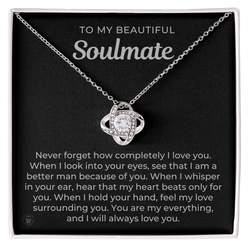Gift For Wife, To My Soulmate | When I Necklace 0532T9