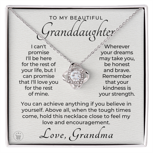 Granddaughter Gift | My Promise Necklace 0546T8