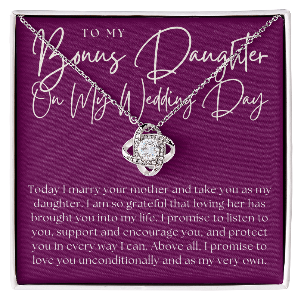 Stepdaughter Wedding Gift | Promise Necklace 0550T8