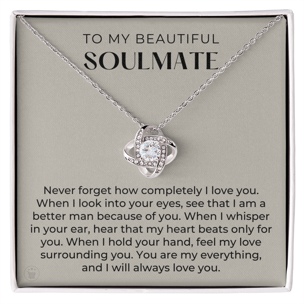Gift For Wife, To My Soulmate | When I Necklace 0532T3