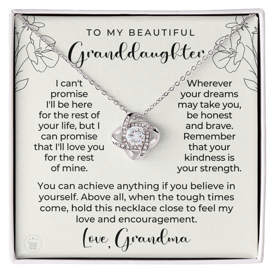 Granddaughter Gift | My Promise Necklace 0546T11