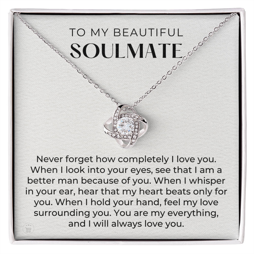 Gift For Wife, To My Soulmate | When I Necklace 0532T6