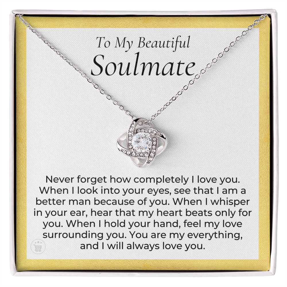Gift For Wife, To My Soulmate | When I Necklace 0532T7