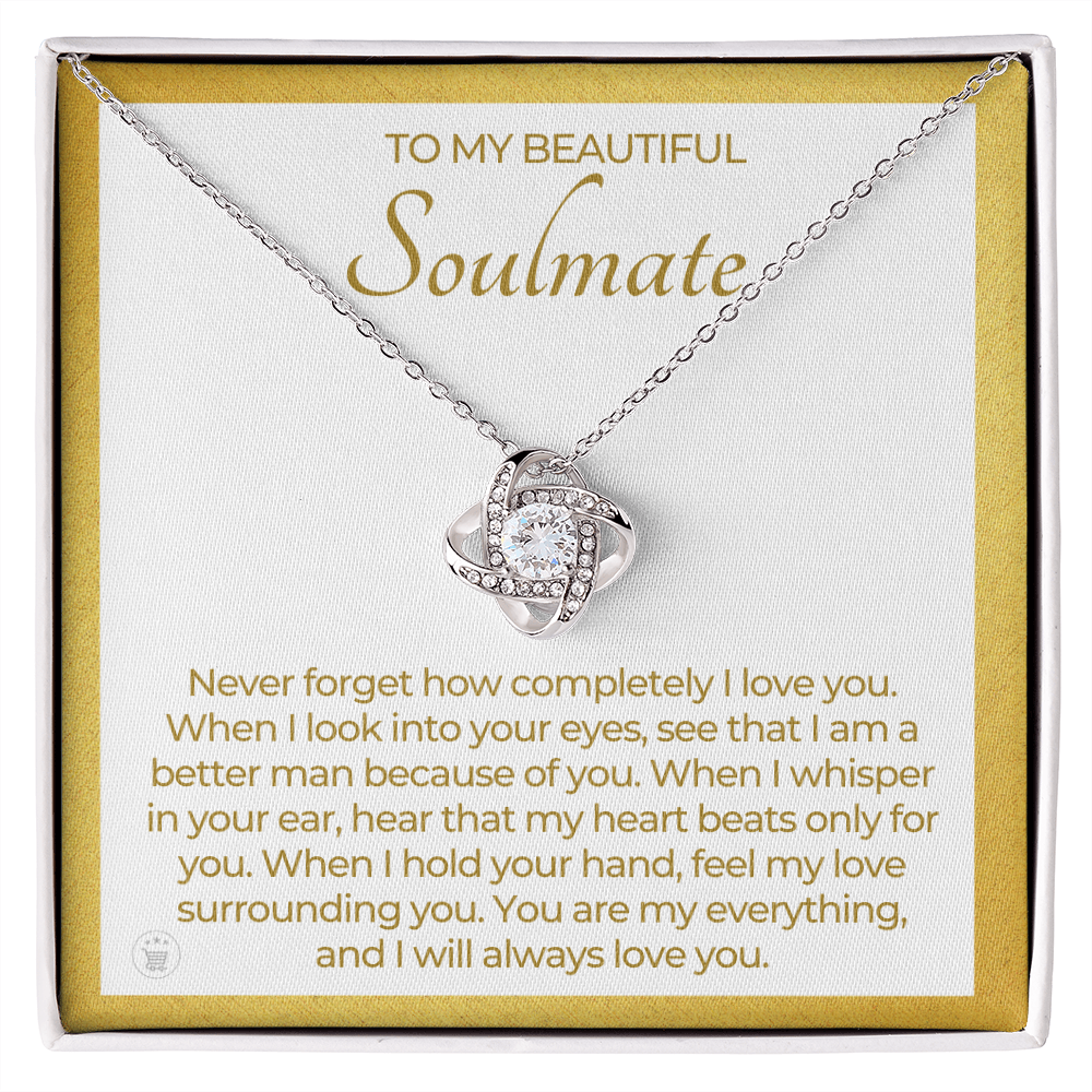 Gift For Wife, To My Soulmate | When I Necklace 0532T4