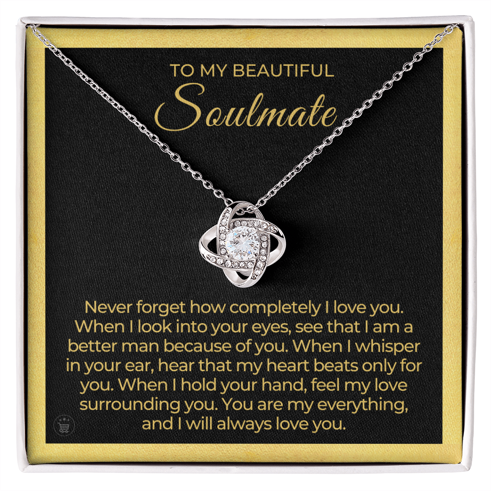 Gift For Wife, To My Soulmate | When I Necklace 0532T8