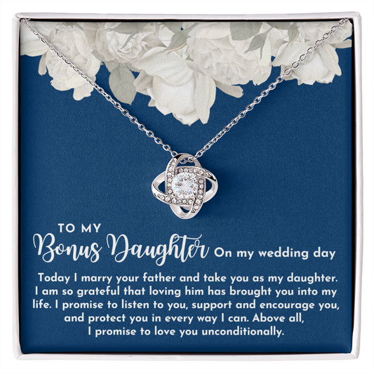 Stepdaughter Wedding Gift | Promise Necklace 0551T4