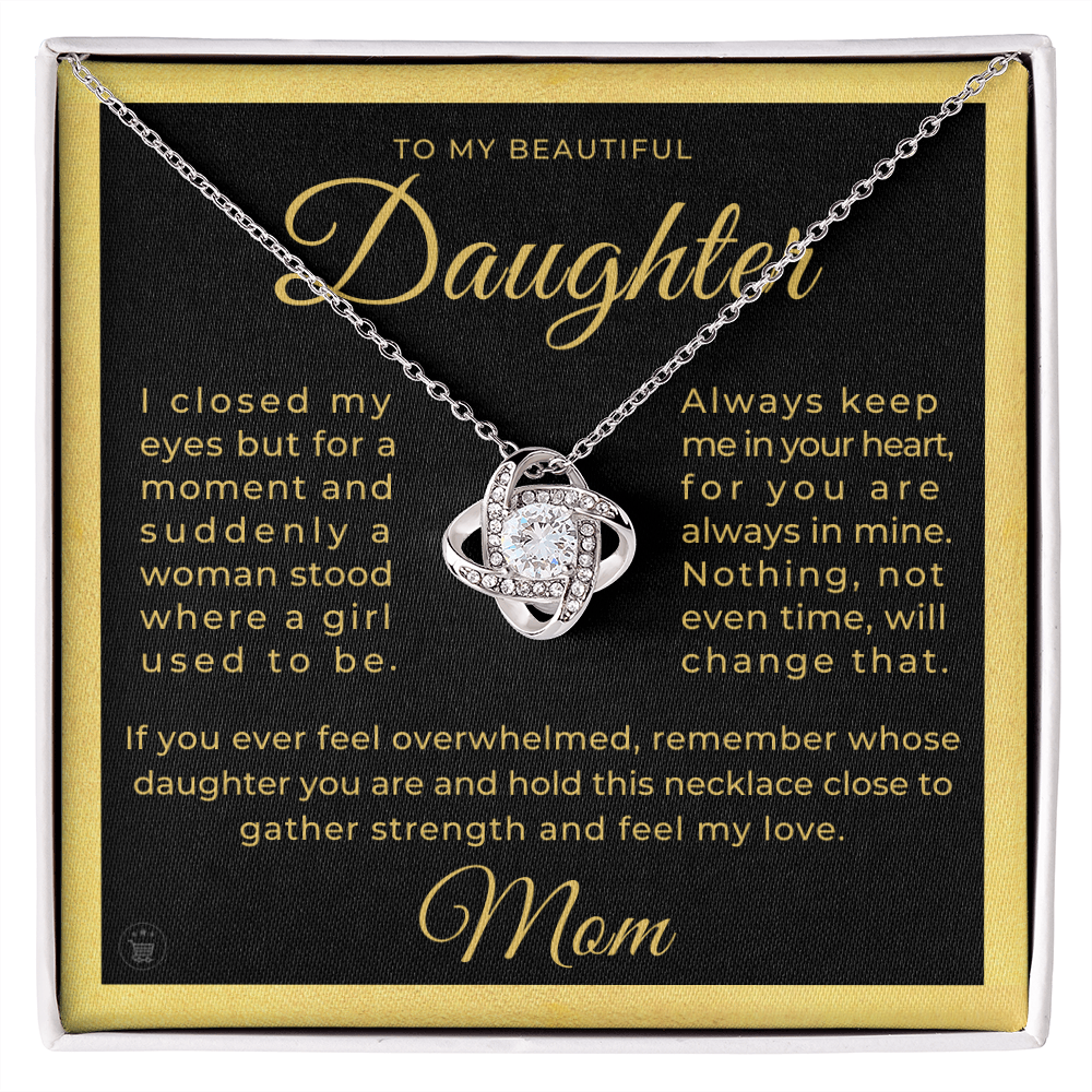 Daughter Gift From Mom | Keep Me Necklace 0580T7