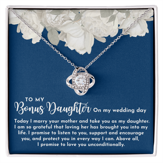 Stepdaughter Wedding Gift | Promise Necklace 0550T4