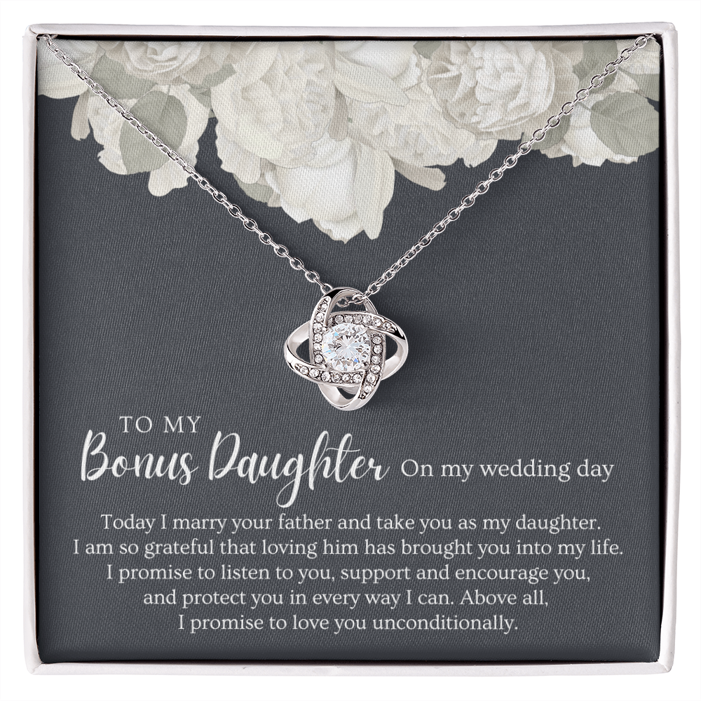 Stepdaughter Wedding Gift | Promise Necklace 0551T1