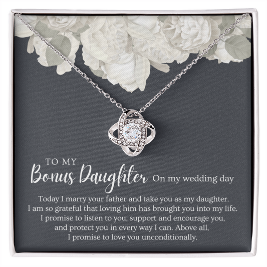 Stepdaughter Wedding Gift  | Promise Necklace 0551T1