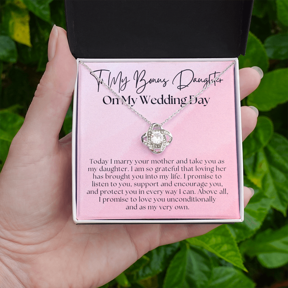 Stepdaughter Wedding Gift | Promise Necklace 0550T9