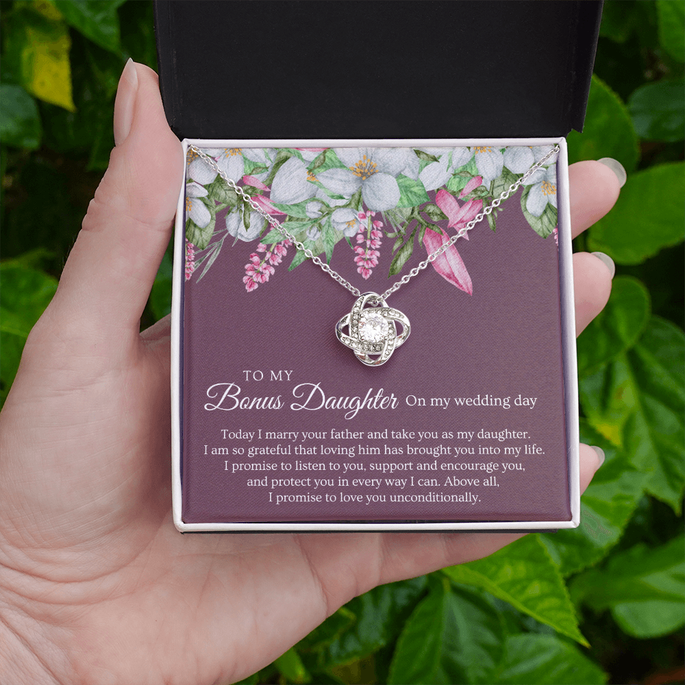 Stepdaughter Wedding Gift | Promise Necklace 0551T3