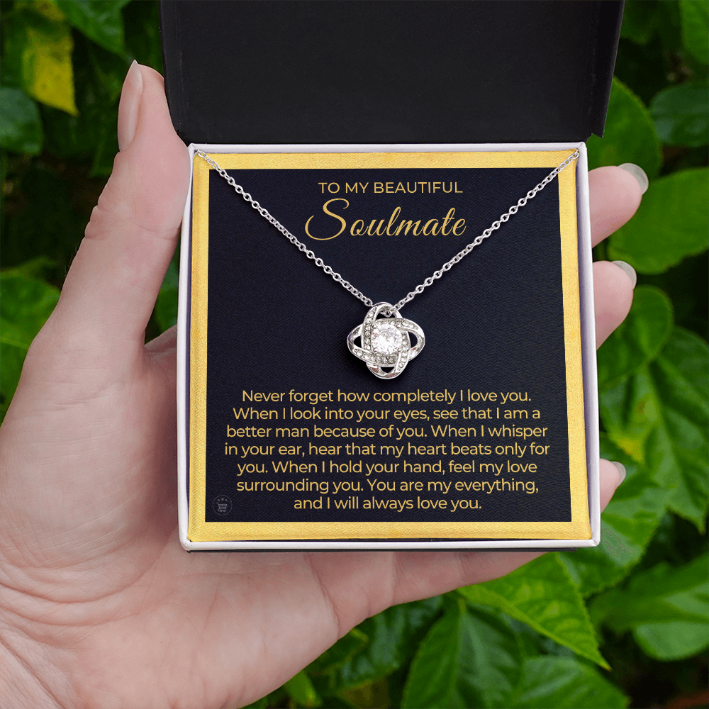 Gift For Wife, To My Soulmate | When I Necklace 0532T8