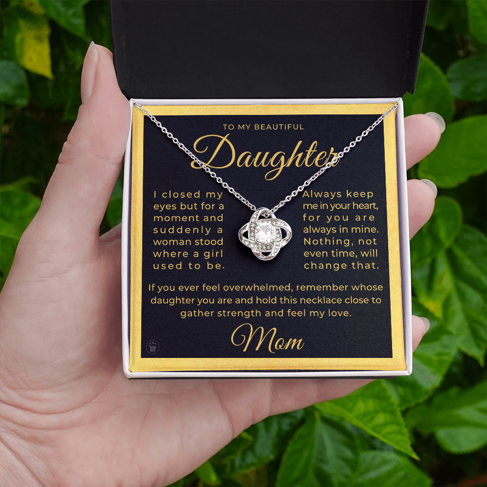 Daughter Gift From Mom | Keep Me Necklace 0580T7