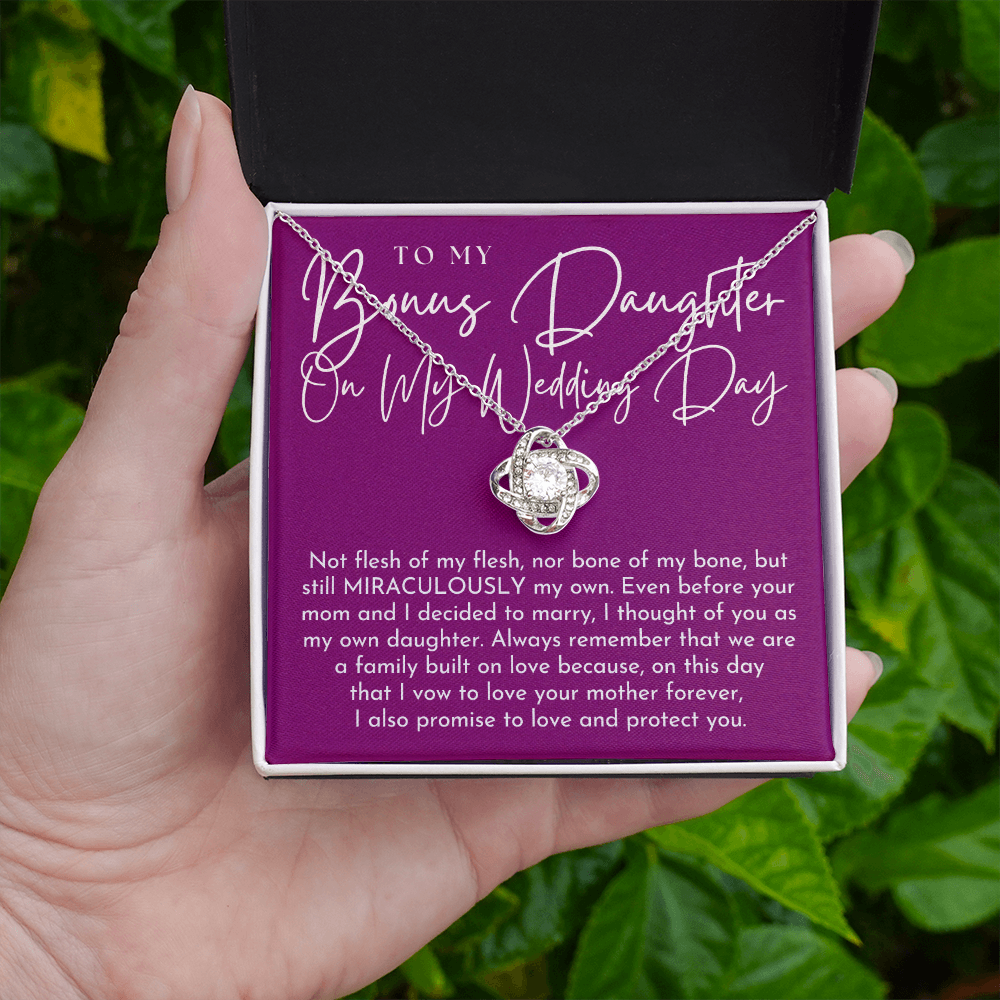 Stepdaughter Wedding Gift | On This Day Necklace 0555T4