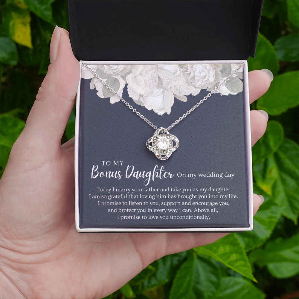 Stepdaughter Wedding Gift | Promise Necklace 0551T1