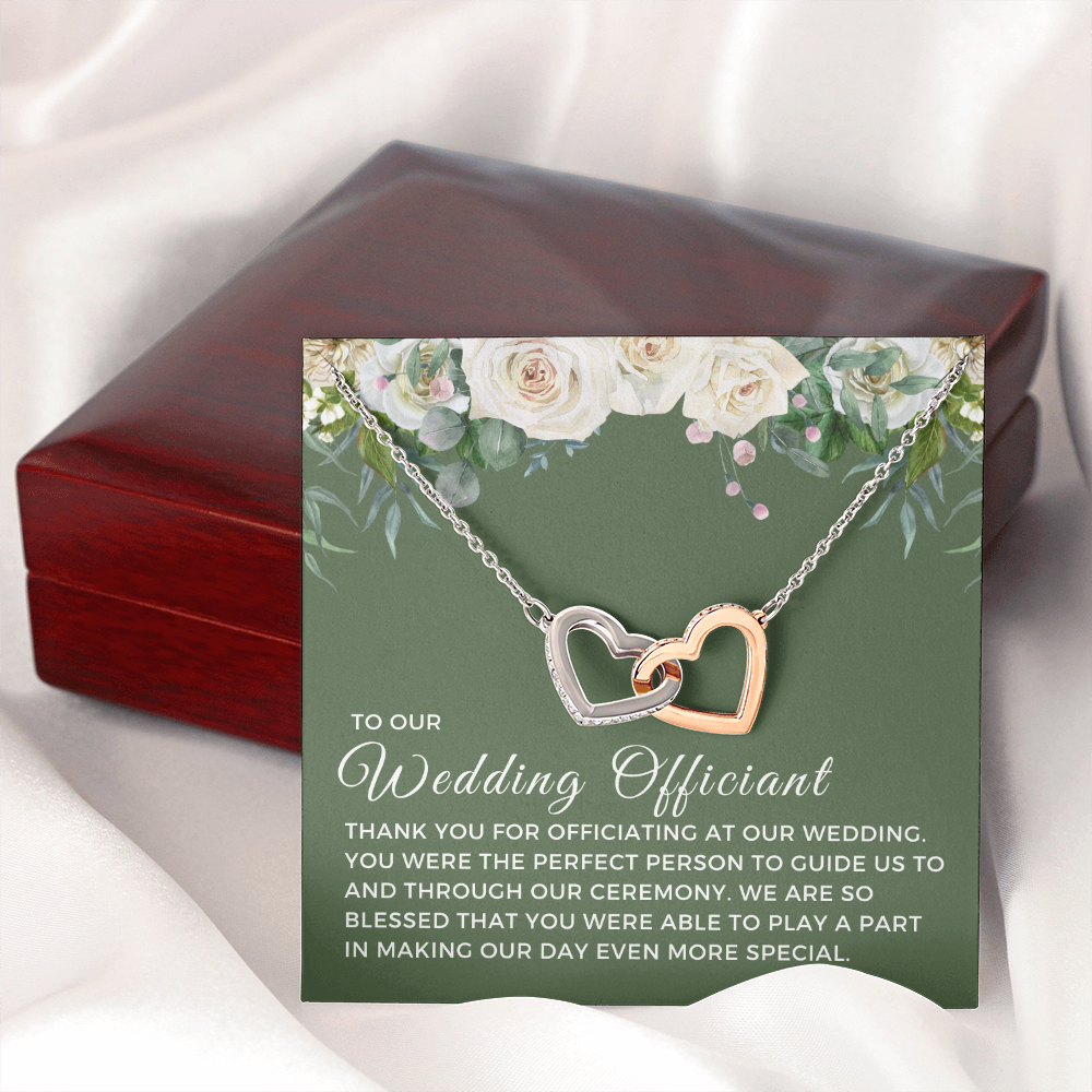 Officiant Proposal Gift | Thank You Necklace 0590T4