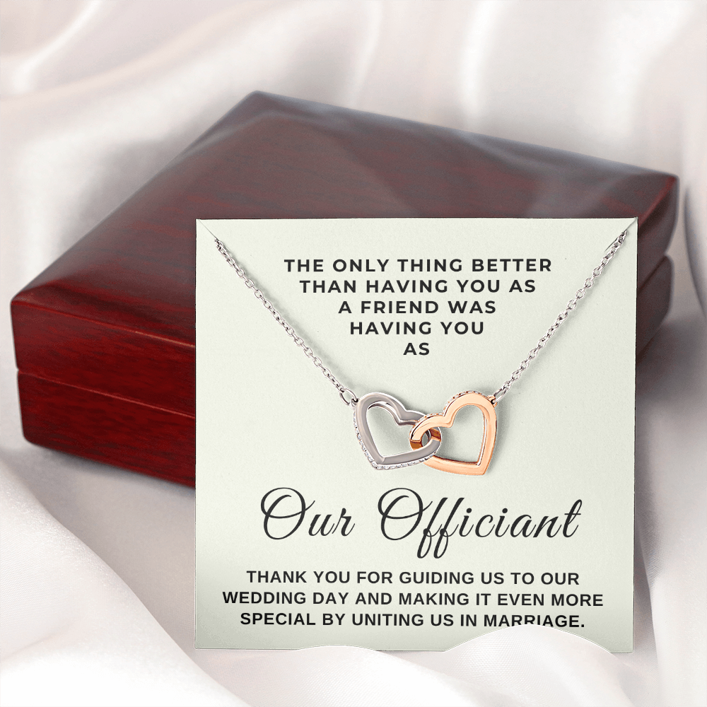 Officiant Proposal Gift | Having You Necklace 0588T7