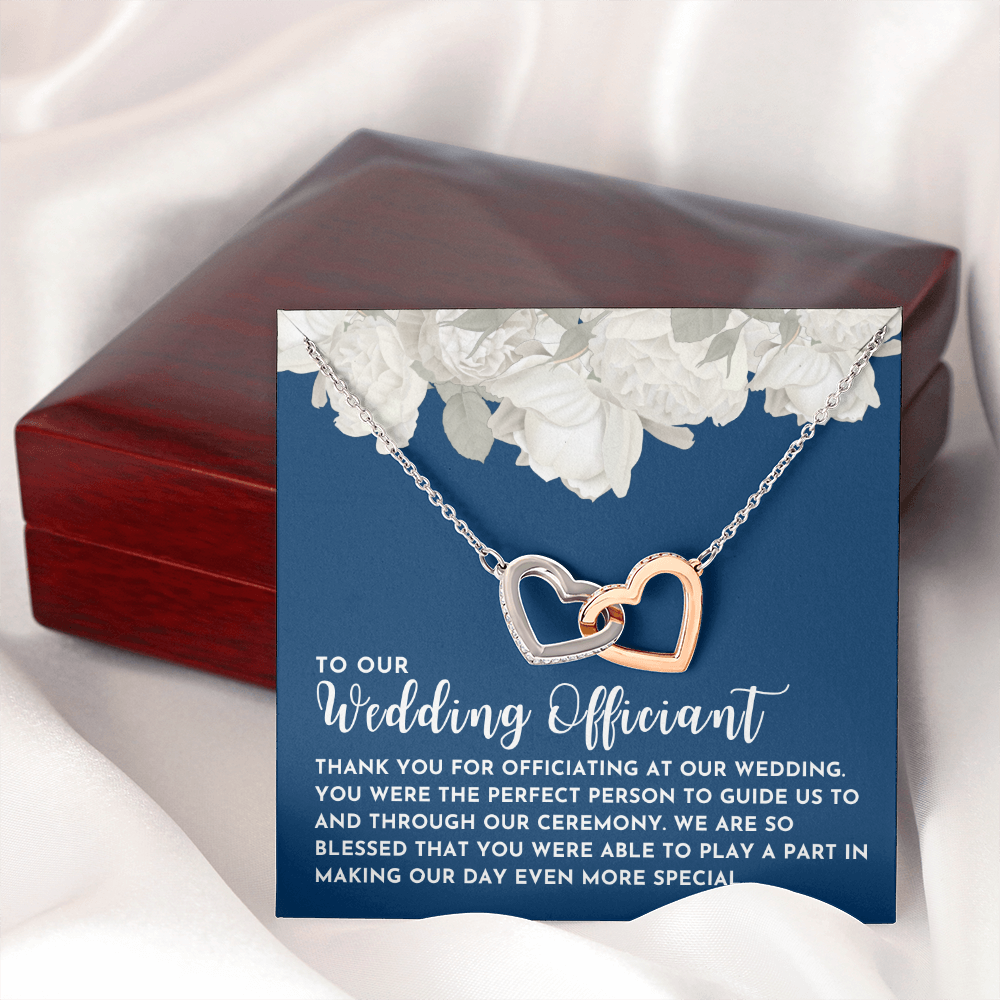 Officiant Proposal Gift | Thank You Necklace 0590T3