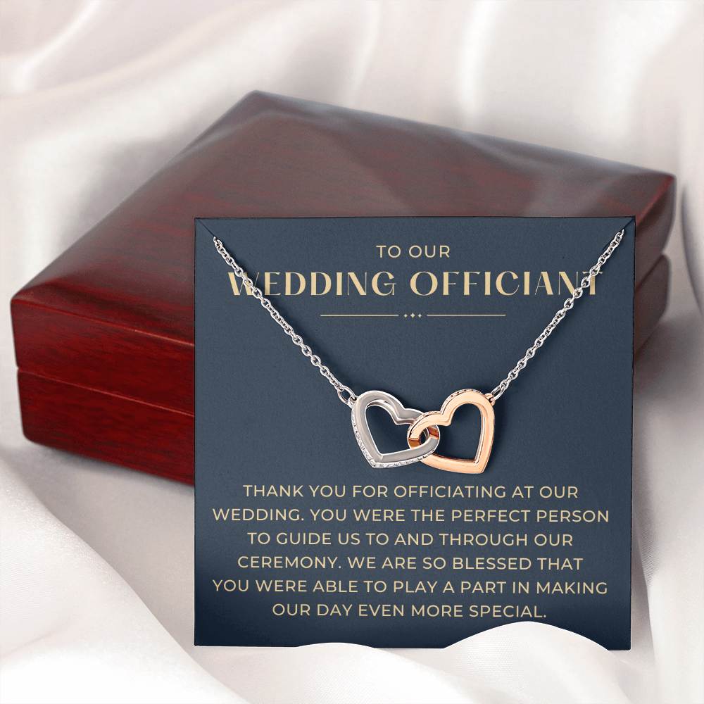 Officiant Proposal Gift | Thank You Necklace 0590T9