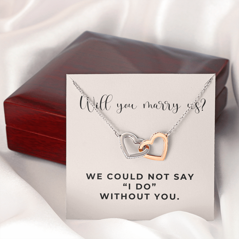 Officiant Proposal Gift | Marry Us Necklace 0589T6