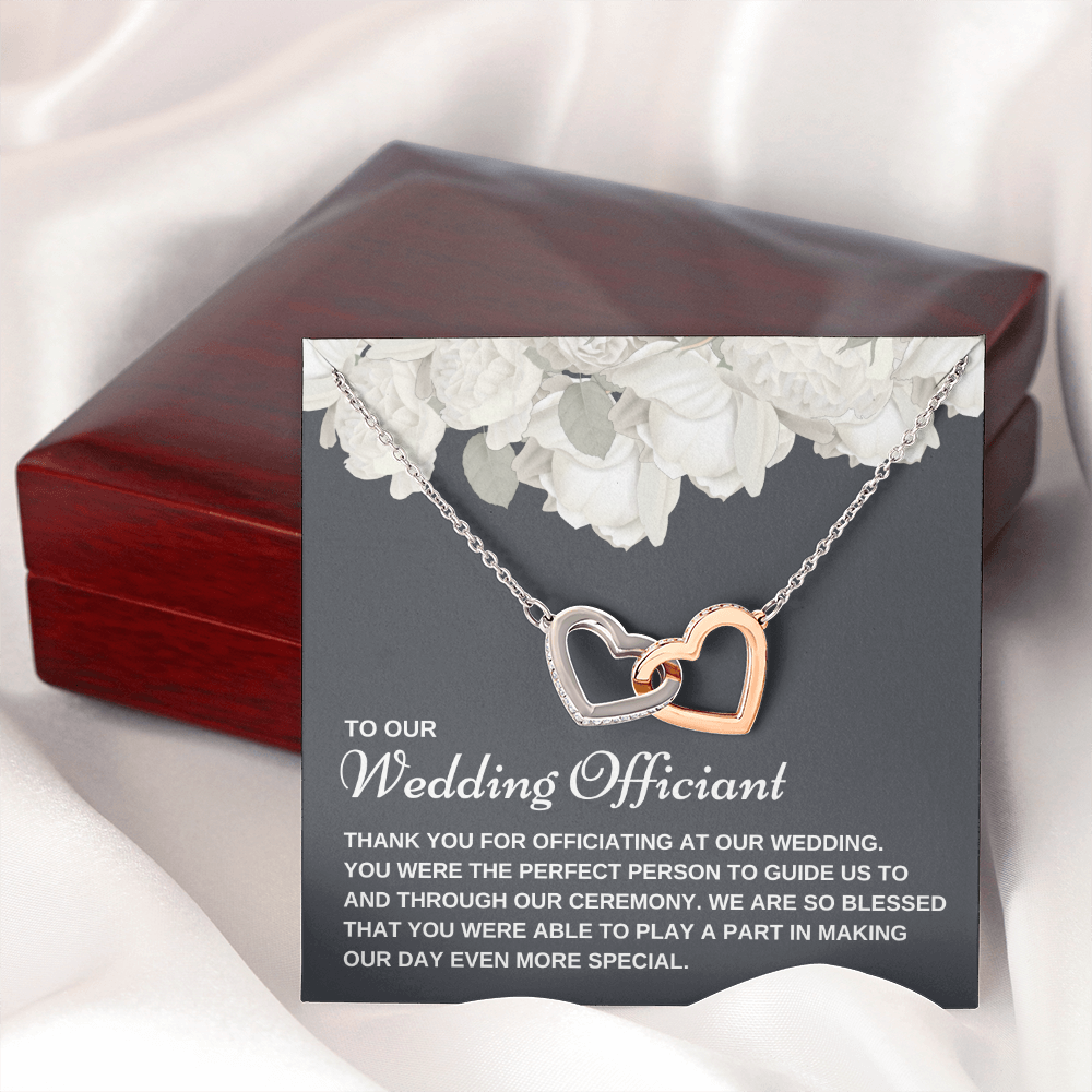 Officiant Proposal Gift | Thank You Necklace 0590T2