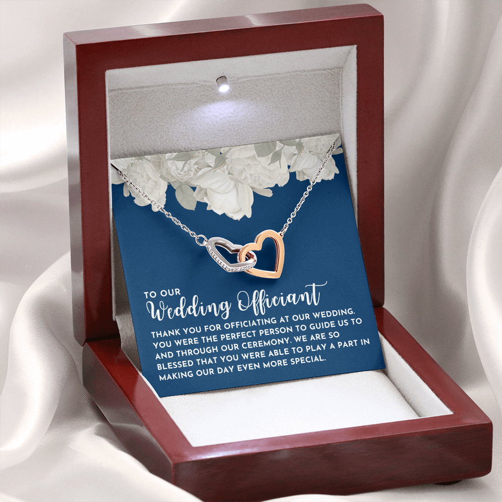 Officiant Proposal Gift | Thank You Necklace 0590T3