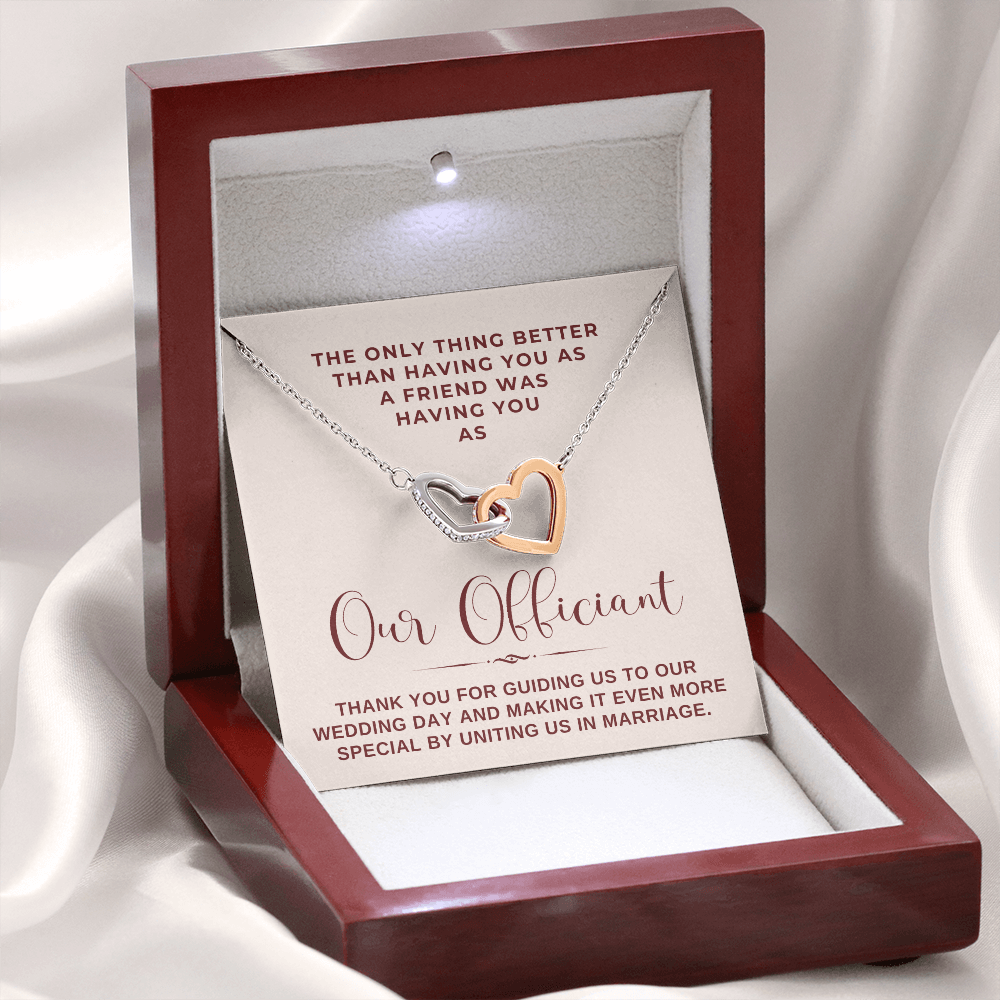 Officiant Proposal Gift | Having You Necklace 0588T6