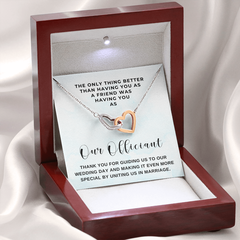 Officiant Proposal Gift | Having You Necklace 0588T8